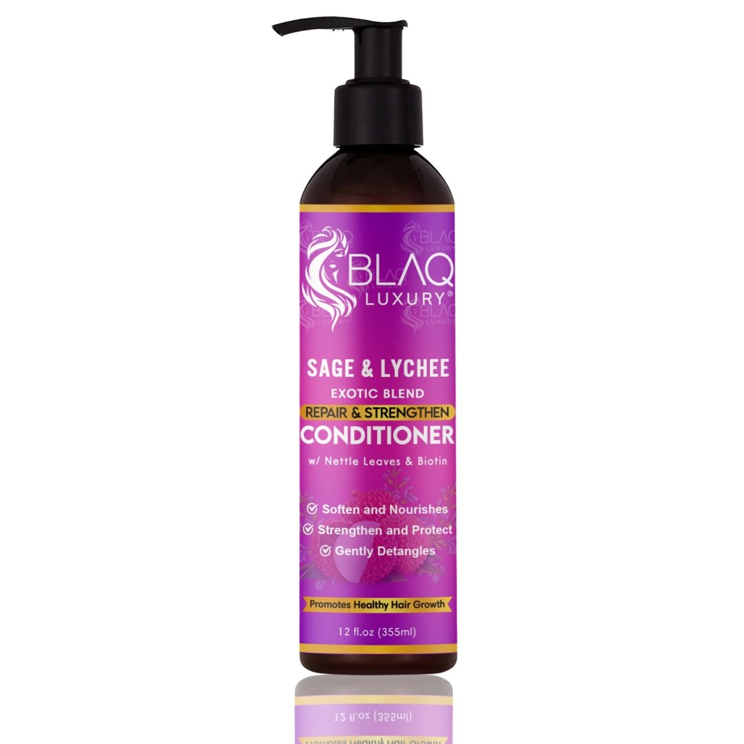 BLAQ SAGE/LYCHEE HAIR SERUM  4Z