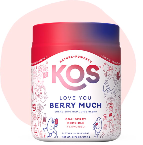 KOS POWDER,HYDRT + PRTN,BERRY