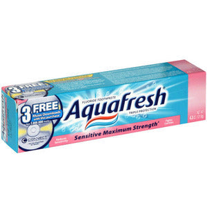 AQUAFRESH SENSITIVE PASTE 5.6OZ