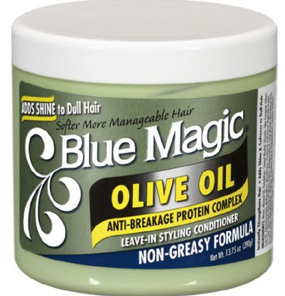 Blue Magic Leave-In Condition Olive Oil Styling 13.75oz