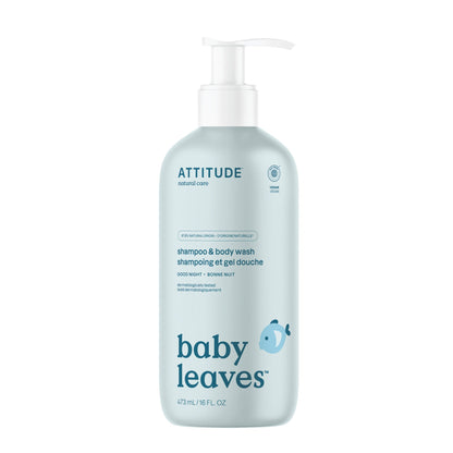 ATTITUDE BABY WASH,2IN1 GOOD NITE