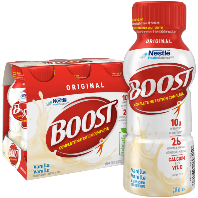 BOOST HI PROT 6X237ML CHOC RC