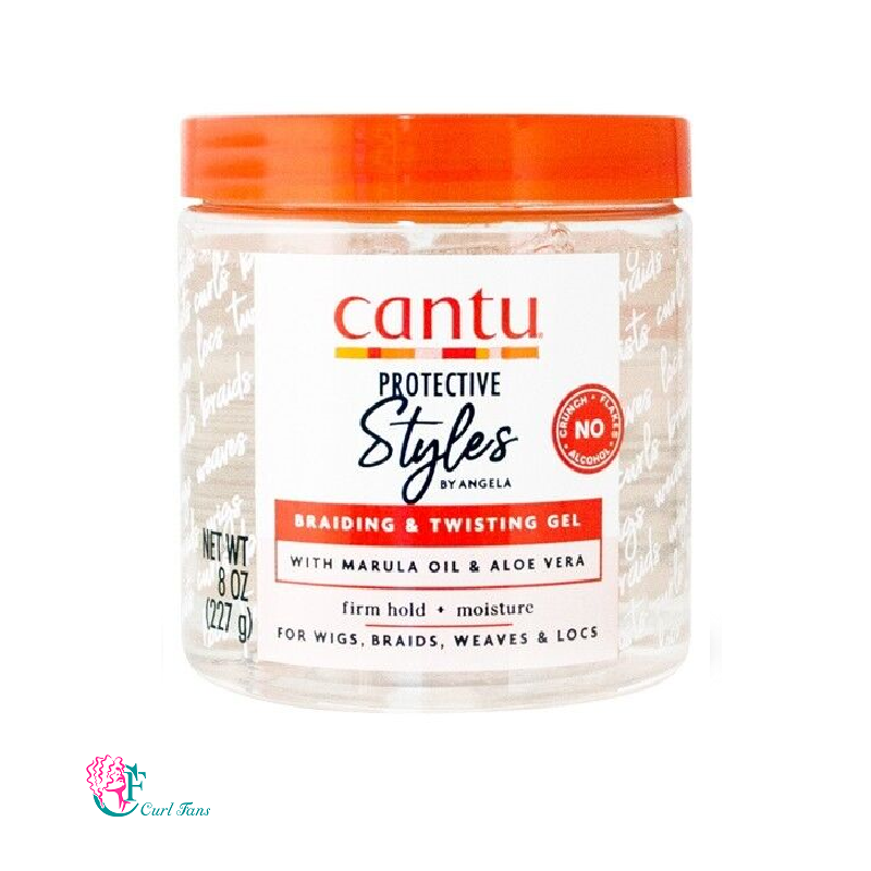 Cantu Protective Styles Gel Braiding & Twisting 8oz Jar