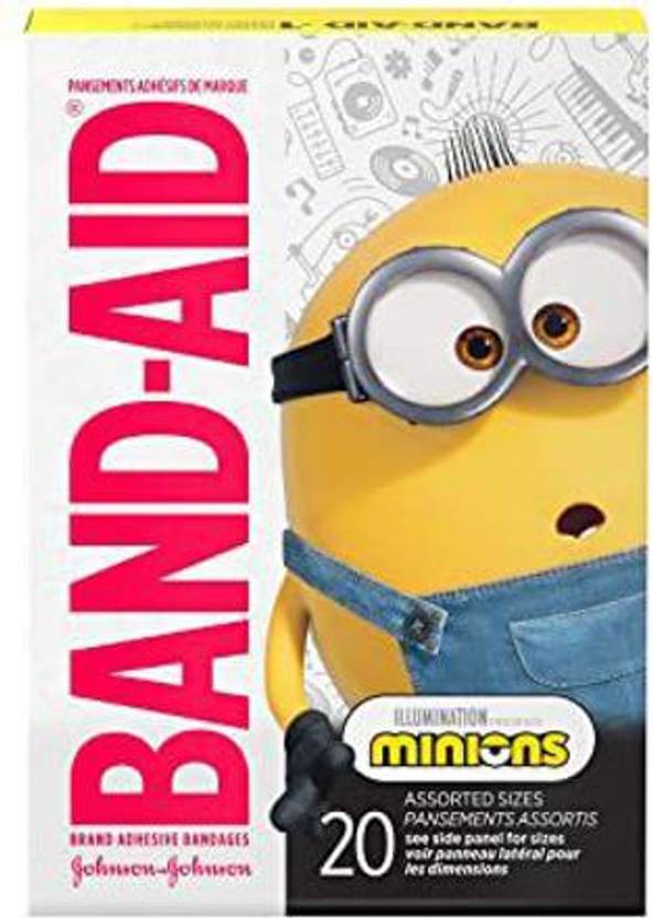 BAND AID MINECRAFT ASSORTED SZE BDG 20CT