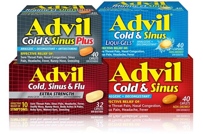 ADVIL COLD/SINUS GC 32
