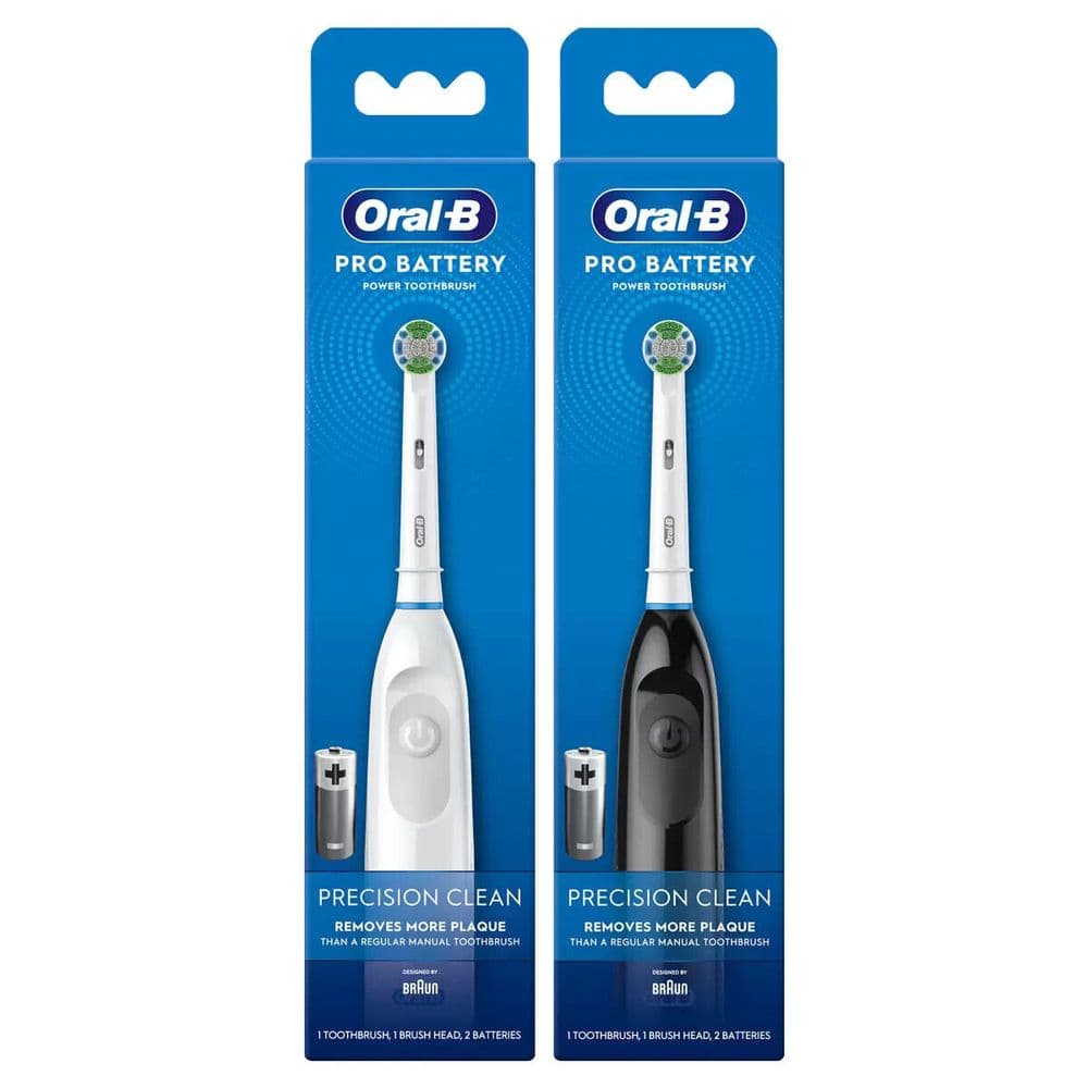 Oral-B Toothbrush Easy Clean Black Battery Powered