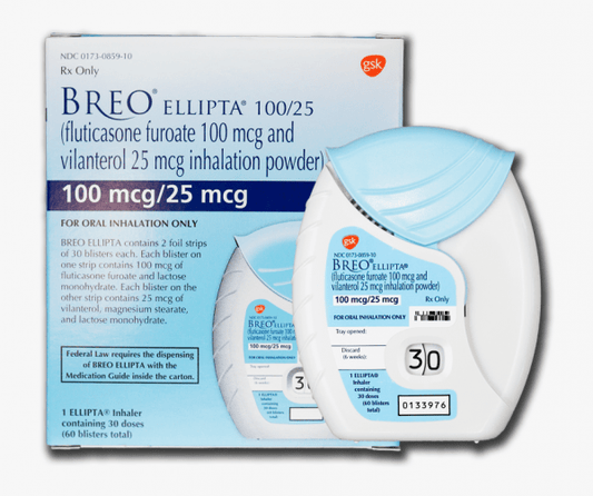 BREO ELLIPTA IN 100-25MCG 14INH