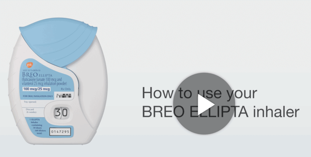 BREO ELLIPTA IN 200-25MCG 30INH
