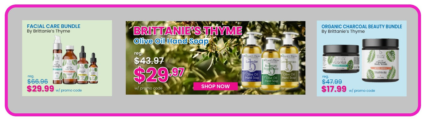 BRITTANIE'S THYME HAND SOAP,LQ,UNSCENTED