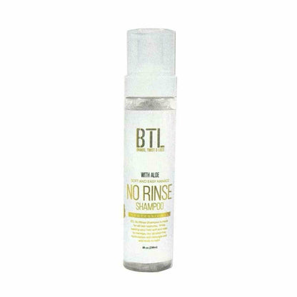 BTL NO RINSE SHMP W ALOE 8 OZ
