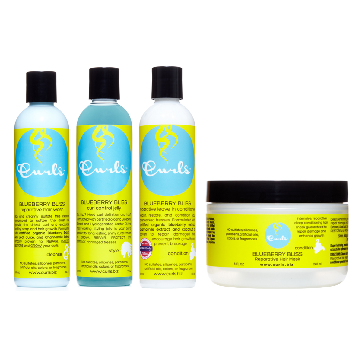 CURLS BLUEBERRY HAIR MASK 8OZ