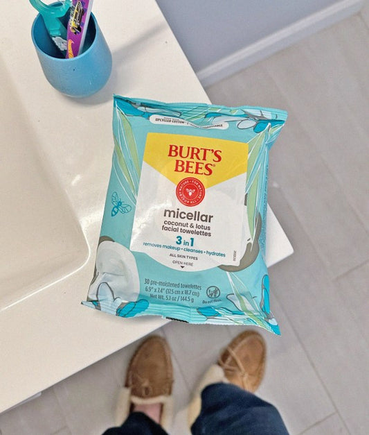 Burts Bees Towelettes Micellar 3-In-1 Coconut/Lotus 30Ct(3in)