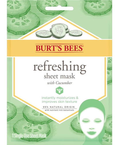 Burts Bees Sheet Mask Refreshing Cucumber (6in)