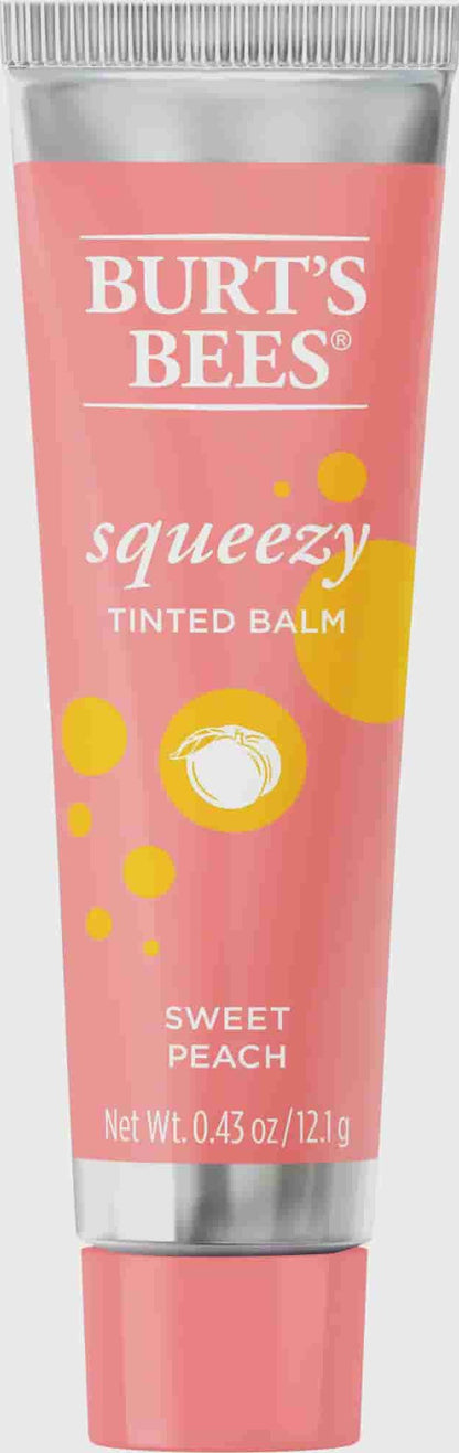 Burts Bees Tinted Lip Balm Squeezy Sweet Peach (3in)