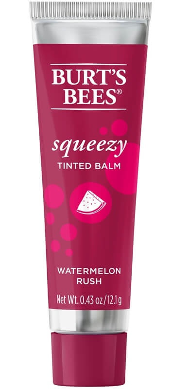 Burts Bees Tinted Lip Balm Squeezy Watermelon Rush (3in)