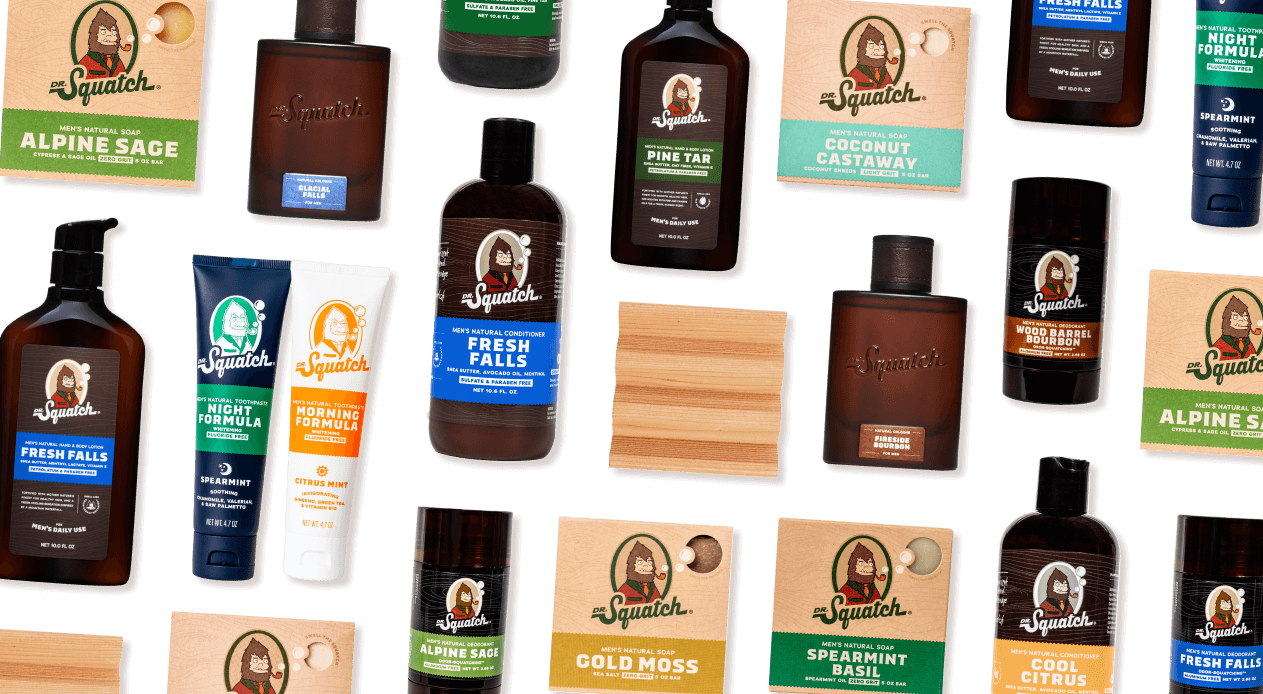 DR. SQUATCH BAR SOAP,MENS,PINE TAR