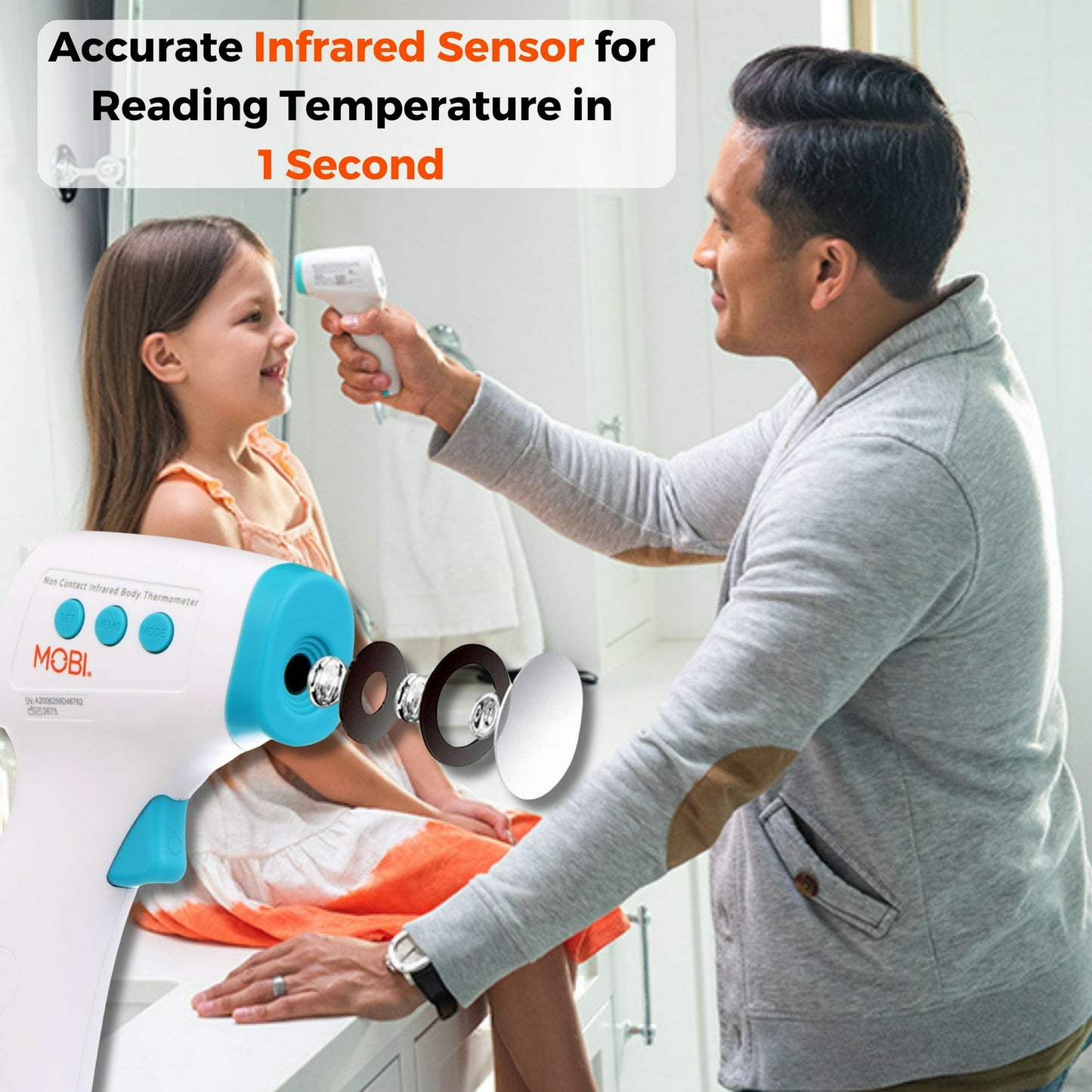 MOBI DIGITAL ORAL THERMOMETER 48CT DS