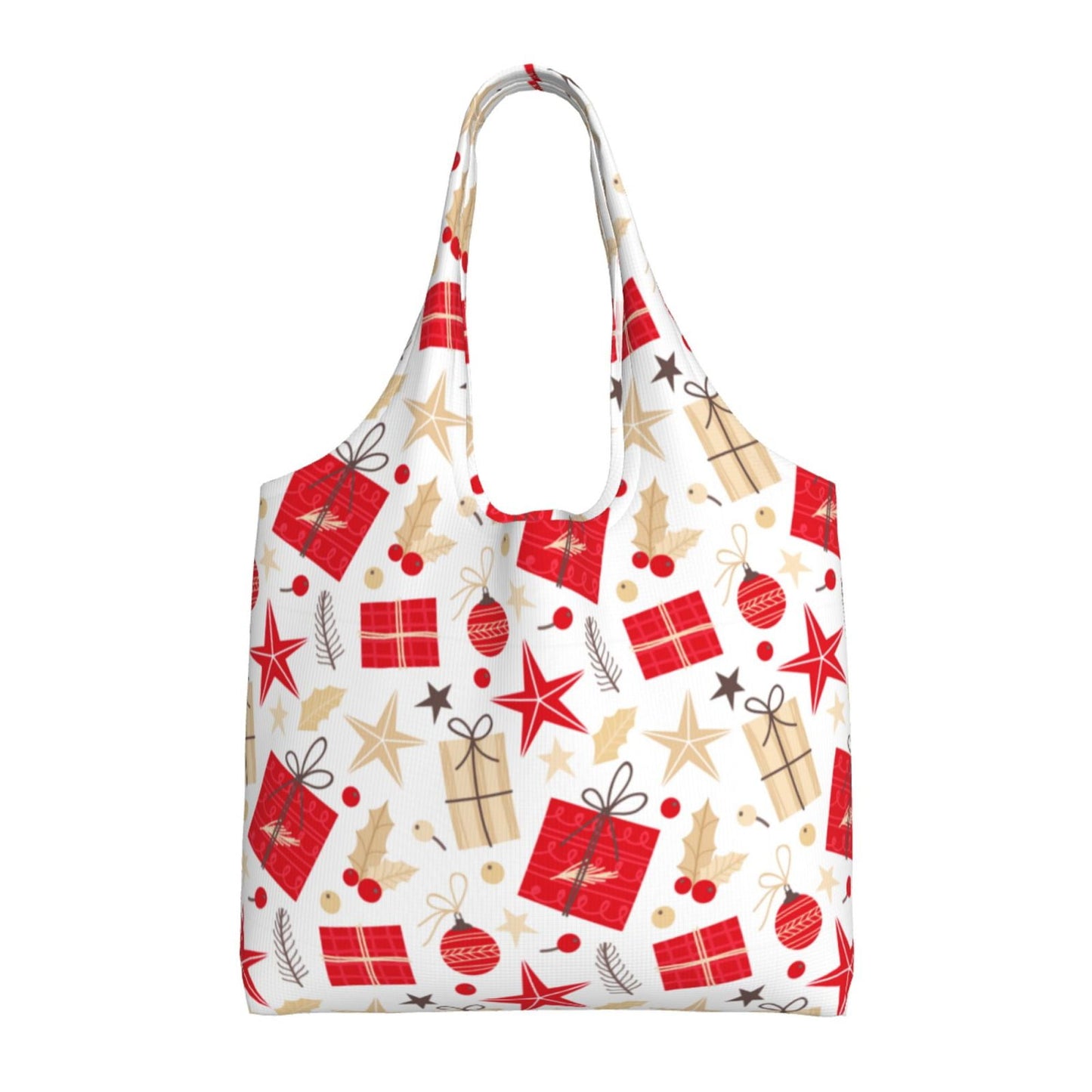 BAG HOLIDAY TOTE RED 16X15X6 250CT DS