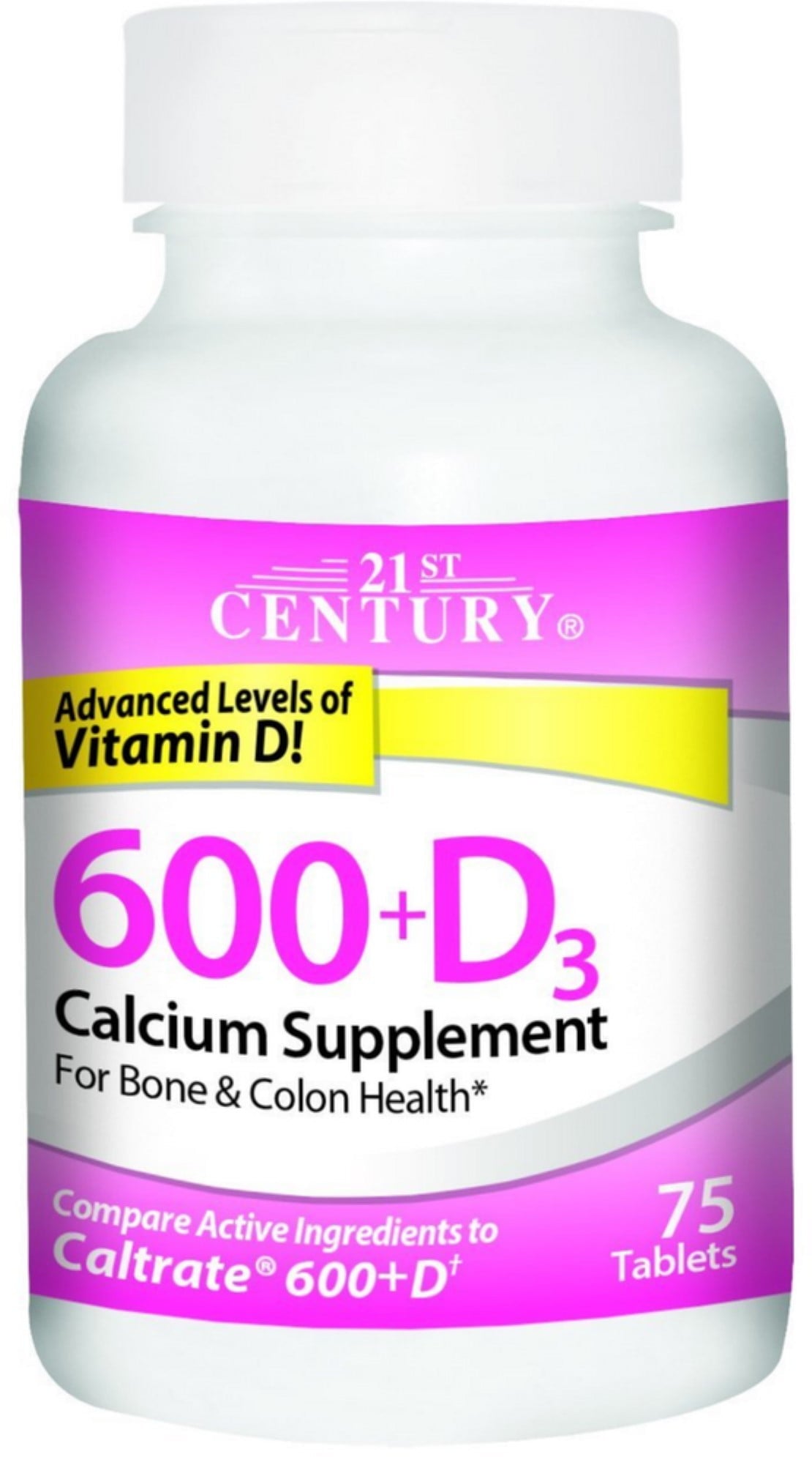 CALCIUM 600MG +D GELCAP 90CT 21ST CENT