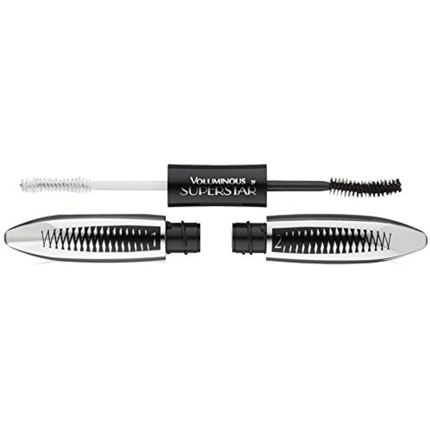 L'ORÉAL PARIS Voluminous Superstar Red Carpet Washable Mascara, 626 Flash Reflecting Black, 0.41 fl. oz.