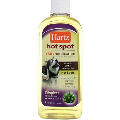 Hartz Hot Spot Skin Medication for Dogs and Puppies