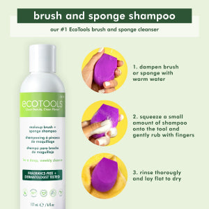 EcoTools Makeup Brush + Sponge Shampoo