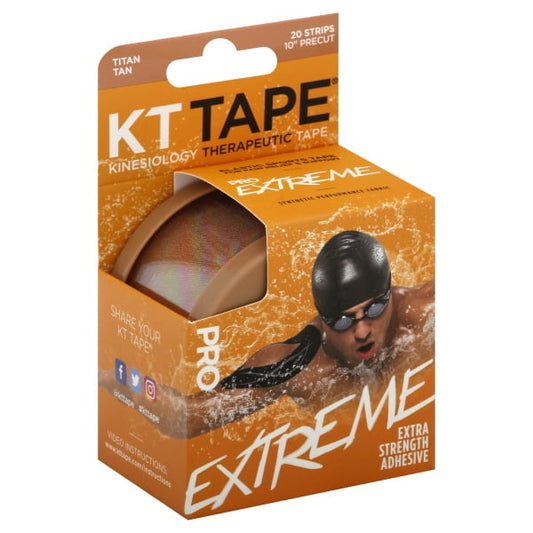 KT TAPE DL 20CT EXTREME PRO BLCK 8PC C/S