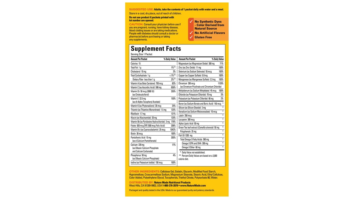 DIABETES HEALTH S/F PKT 30CT NAT MADE