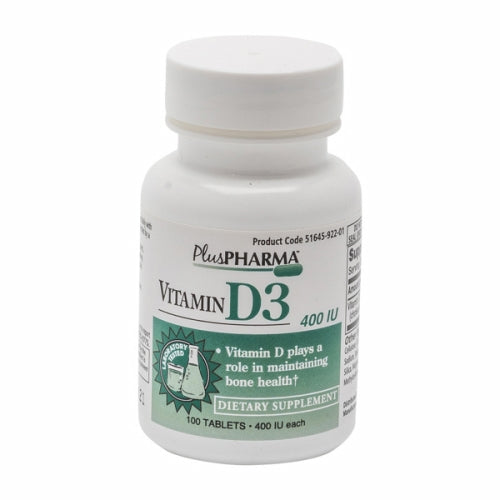 VIT D3 400IU HI POT TABS 100CT NAT TRU