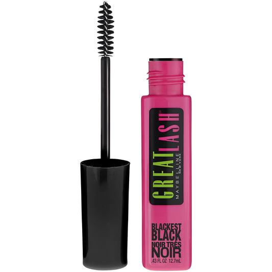 MAYBELLINE New York Great Lash Washable Volumizing Natural-Looking Mascara, 102 Brownish Black, 0.43 oz