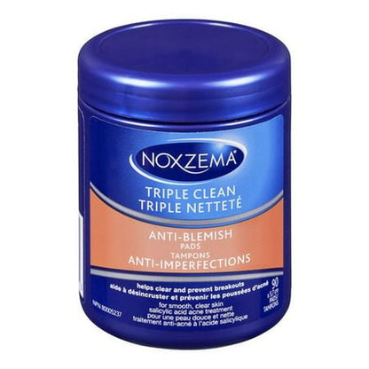 NOXZEMA TRIPLE CLEAN BLEMISH PAD 90CT