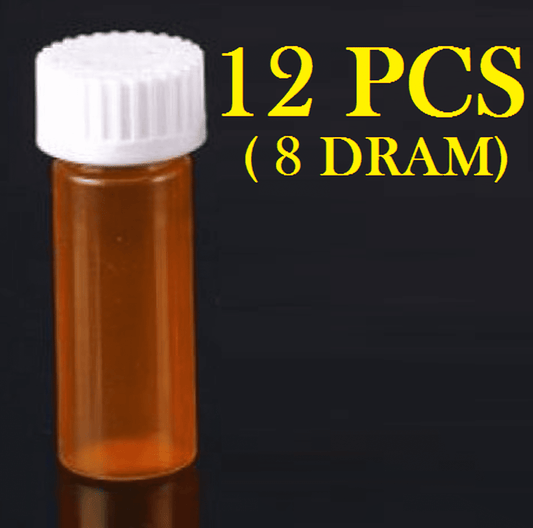 TRISTATE AMBER PLST VIAL PRO 1 108X60DR