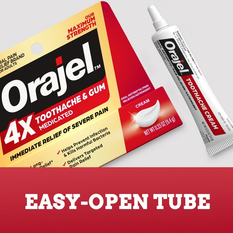 ORAJEL PM CR 20% 7GM MS