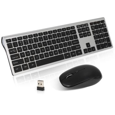 Adesso WKB-1330CB Wireless Keyboard and Mouse - Black