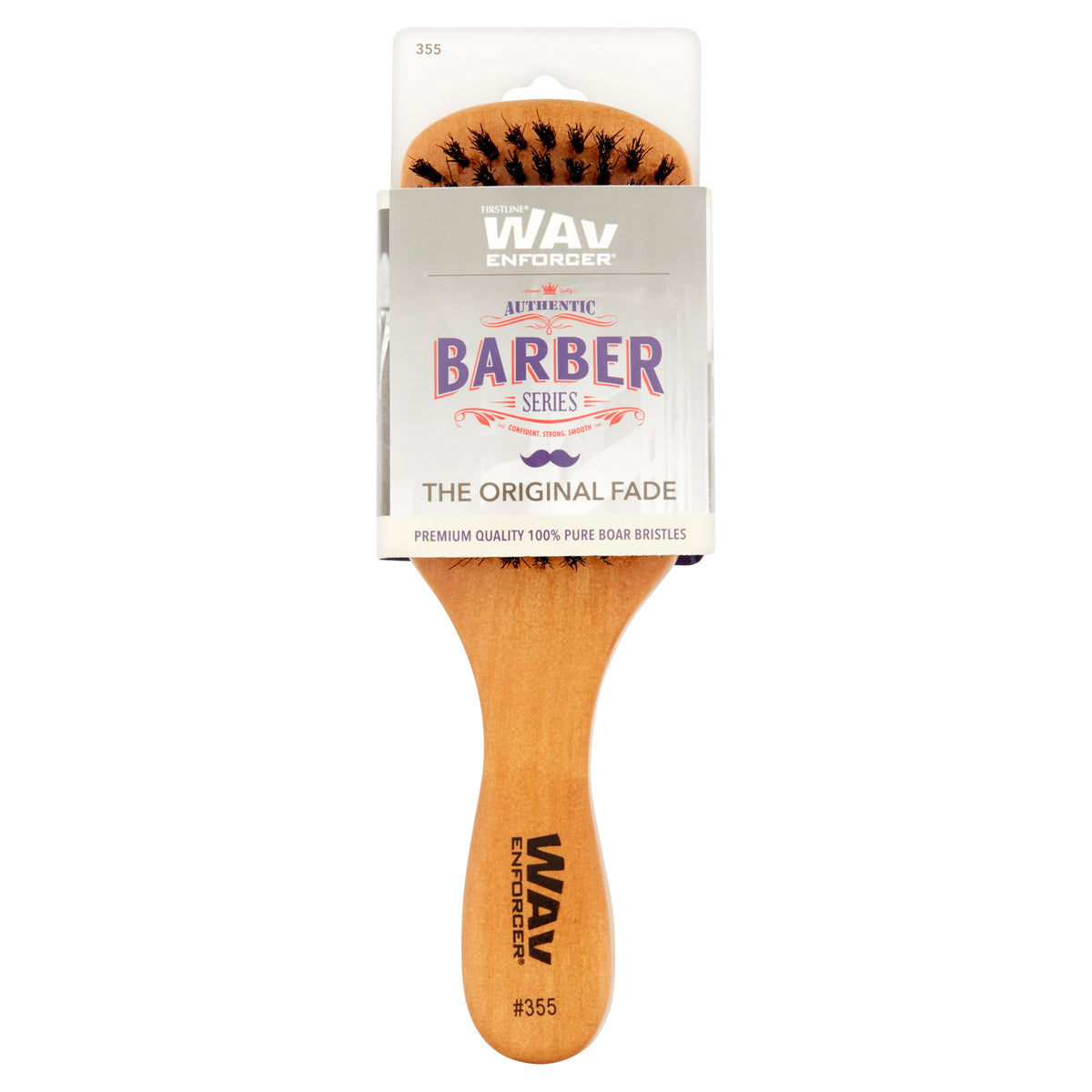 Firstline WAVEnforcer Double-Sided Boar Fade Brush