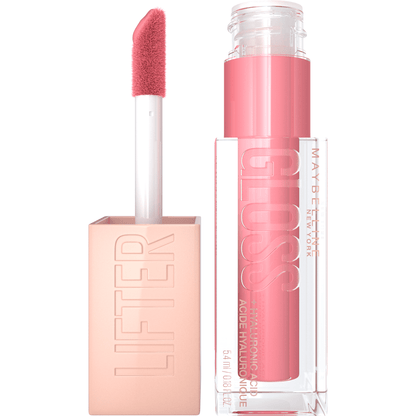 MAYBELLINE New York Lifter Gloss Lip Gloss Makeup With Hyaluronic Acid, 021 Gummy Bear, 0.18 fl. oz.