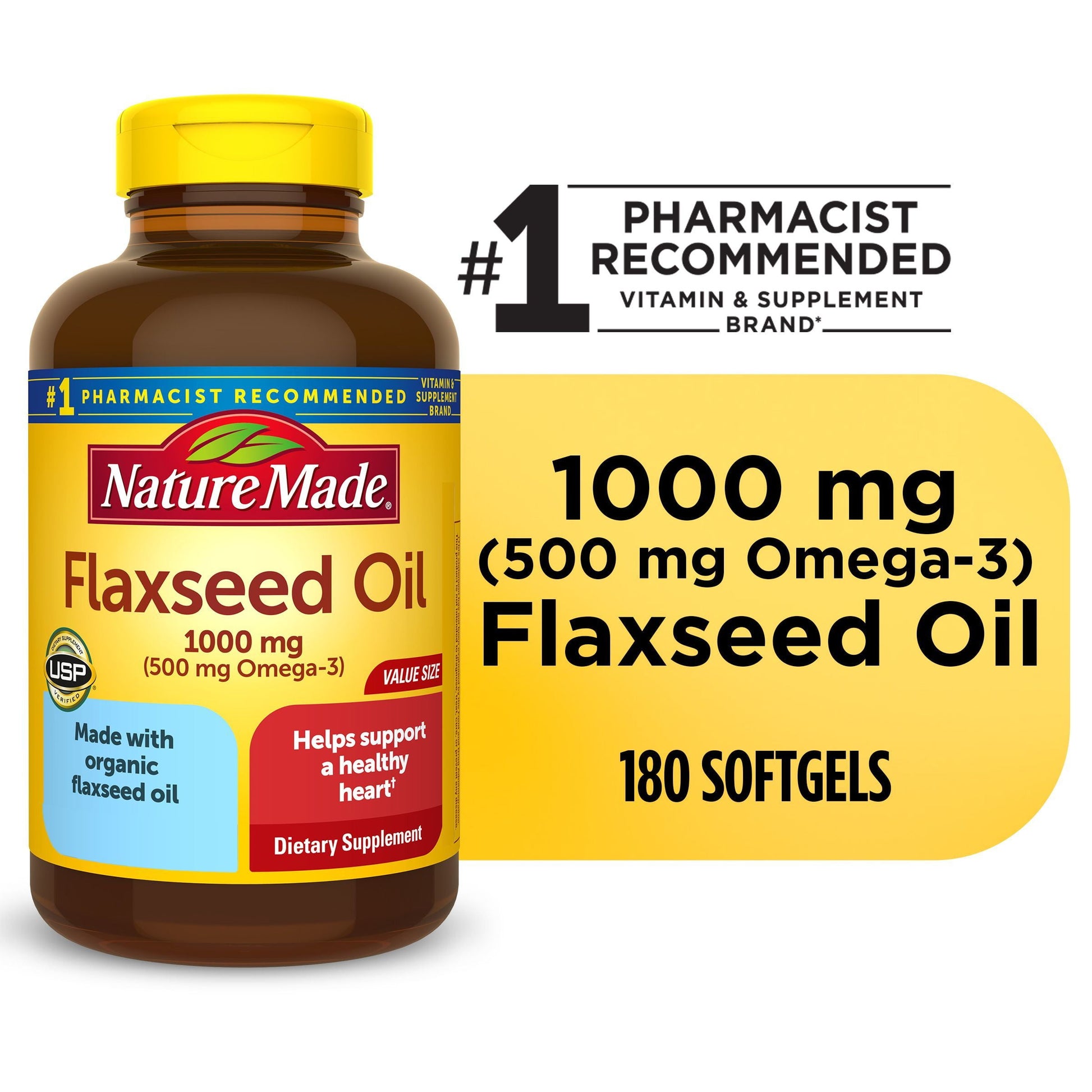 NM FLAXSEED OIL GC 1000MG 180 SFG