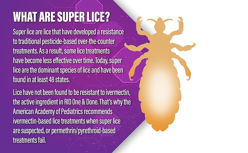 RID ONE&DONE IVERMECTIN LICE TRT LOT 4OZ