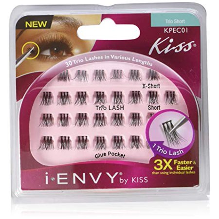 Kiss I Envy Trio Short 30 Count Trio Lashes