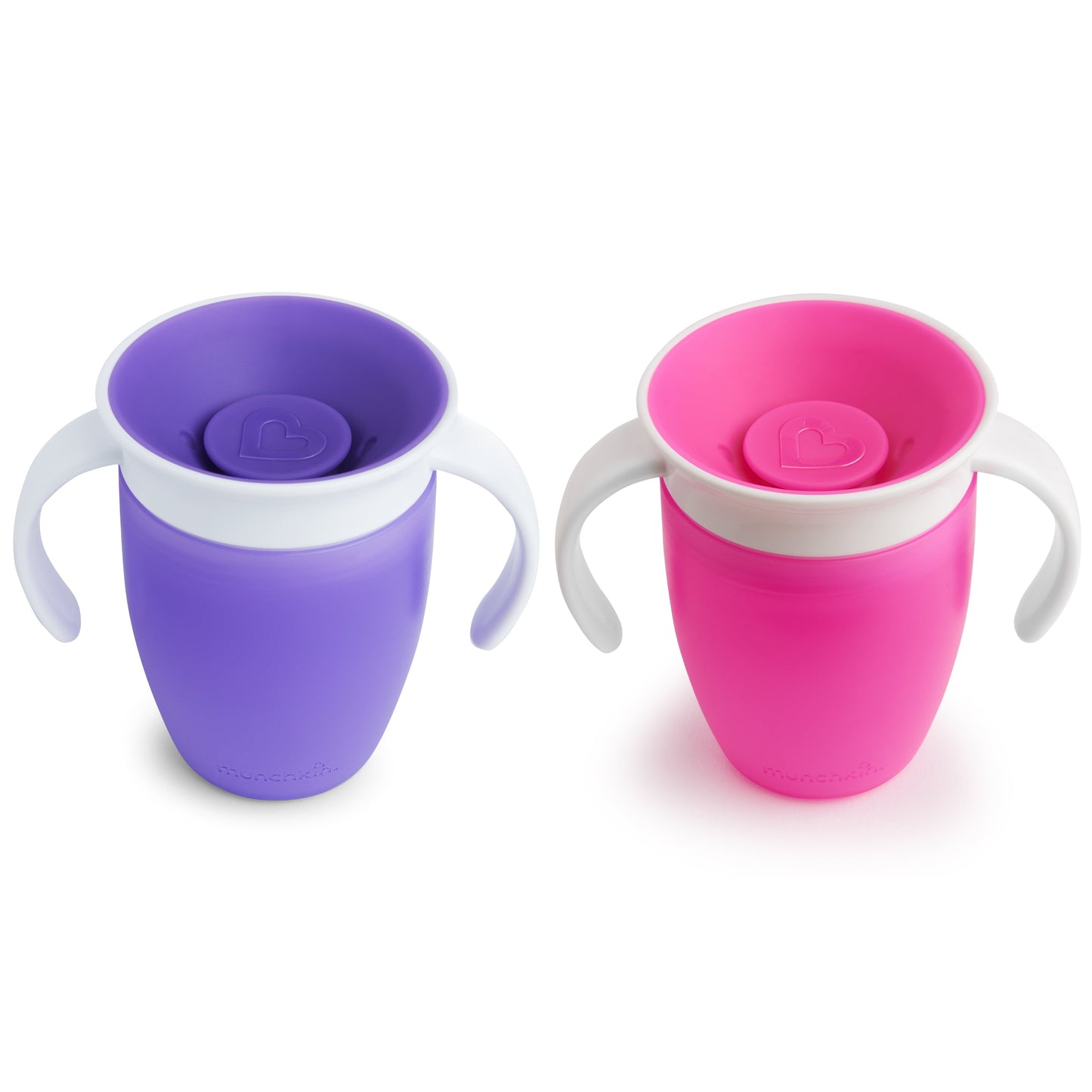 Munchkin Miracle 360 ° Trainer Cup Assorted Colors - 2 pack, 7 Oz