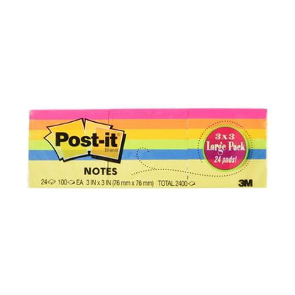 Post-it Brand Notes Pastel 3" x 3" 4 Count