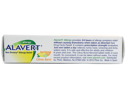 ALAVERT 24HR NON-DROWSY ODT TAB 60CT