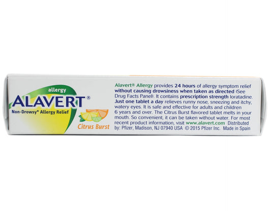 ALAVERT 24HR NON-DROWSY ODT TAB 60CT