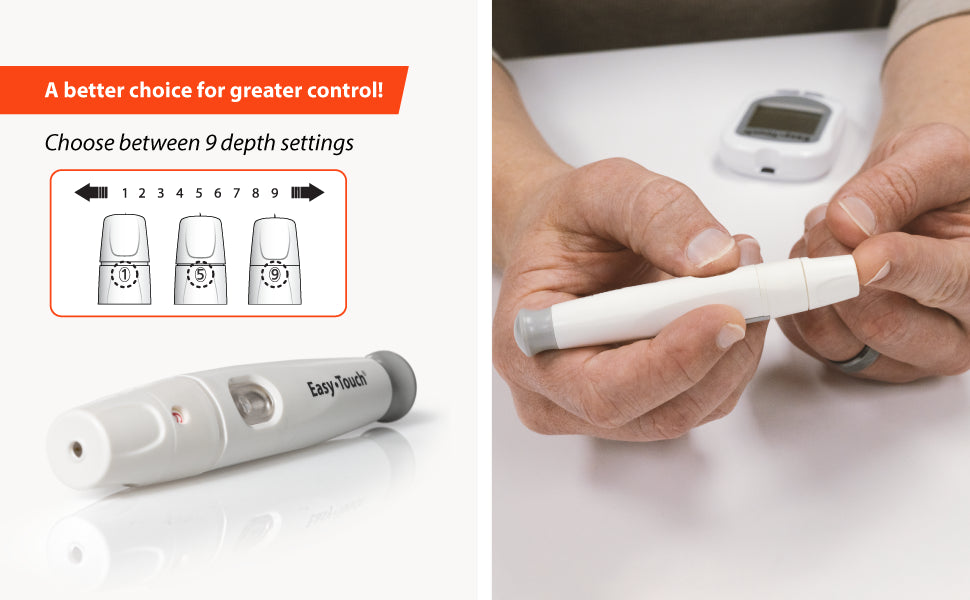 EASY TOUCH LANCING DEVICE 1CT