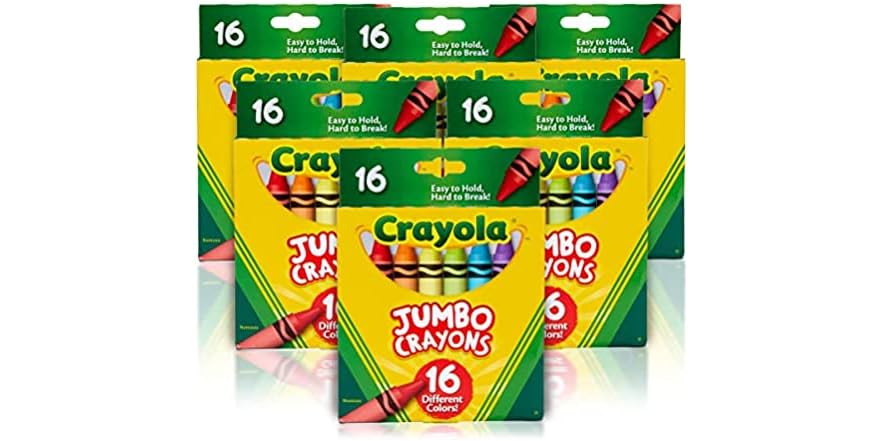 Crayola Jumbo Crayons, 16 count