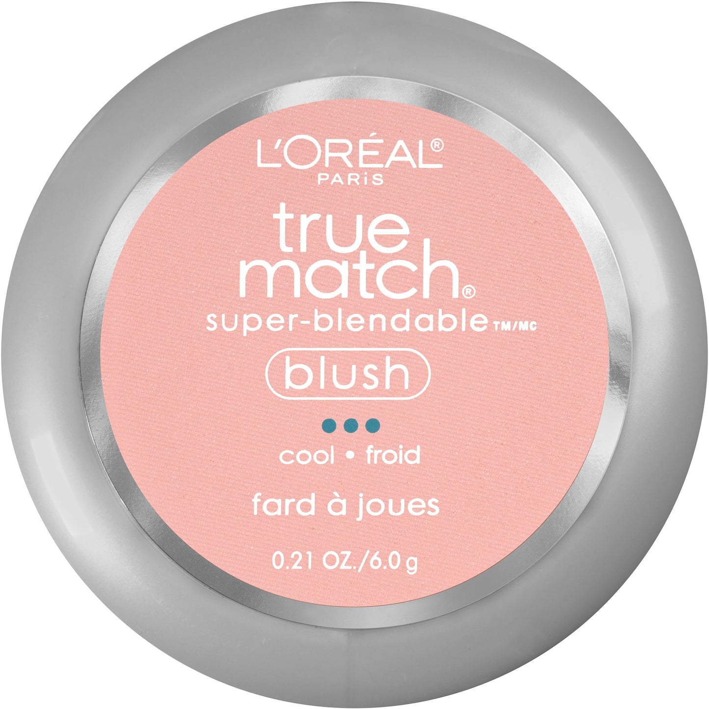 L'ORÉAL PARIS True Match Super-Blendable Blush, Soft Powder Texture, C1-2 Baby Blossom, 0.21 oz.