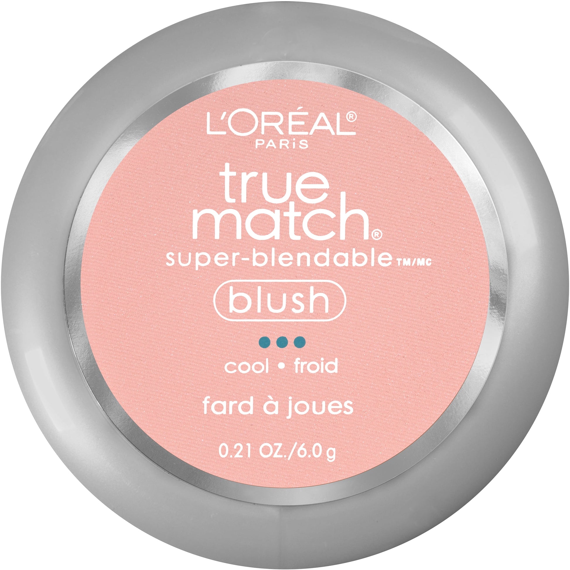 L'ORÉAL PARIS True Match Super-Blendable Blush, Soft Powder Texture, C1-2 Baby Blossom, 0.21 oz.