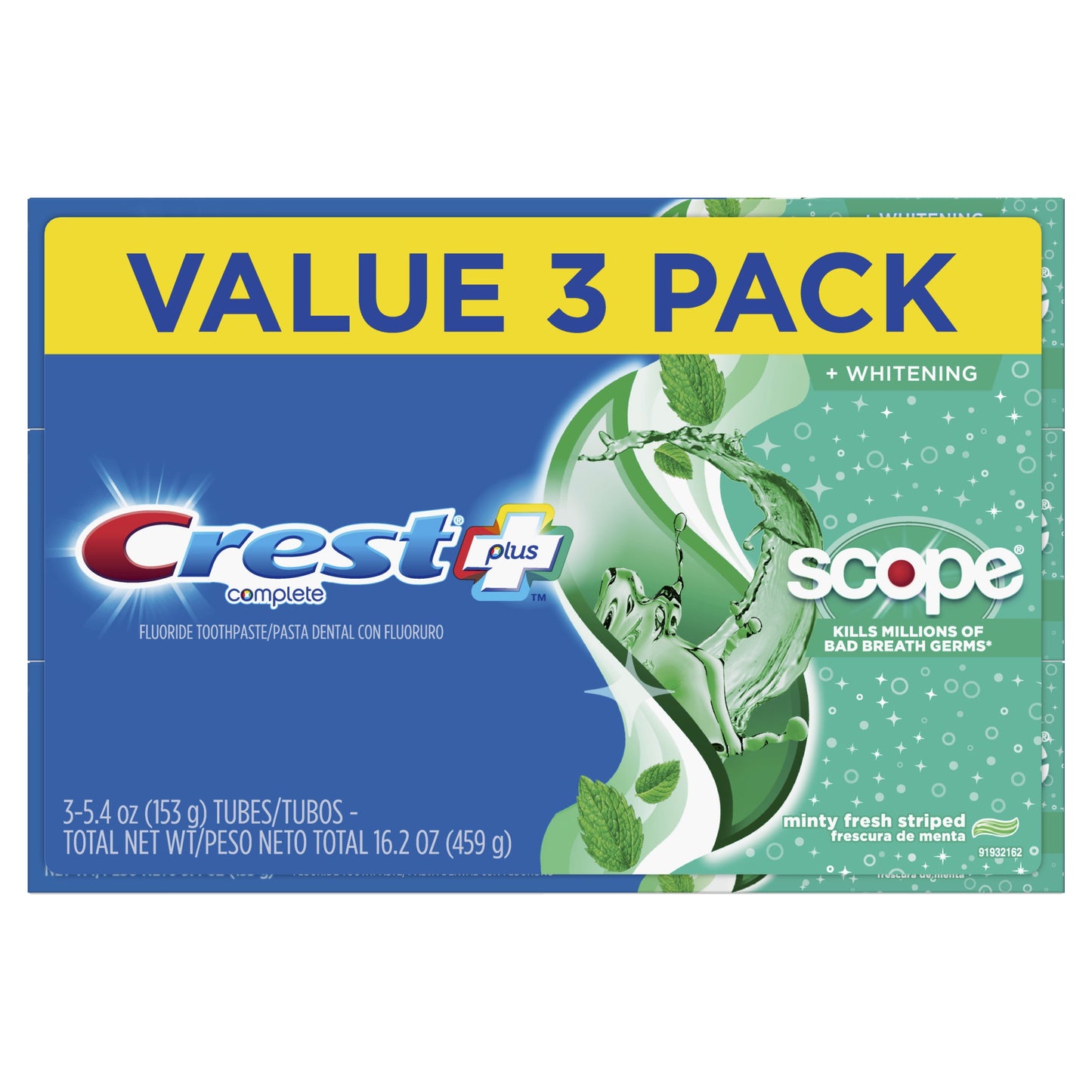 CREST PLUS COMPLETE WHITENING T/P 5.4OZ