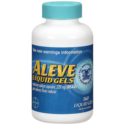ALEVE 220MG LIQUID GELS 20CT