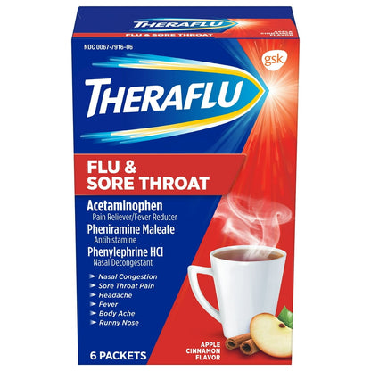 THERAFLU FLU RELIEF PK 6 H/LMN